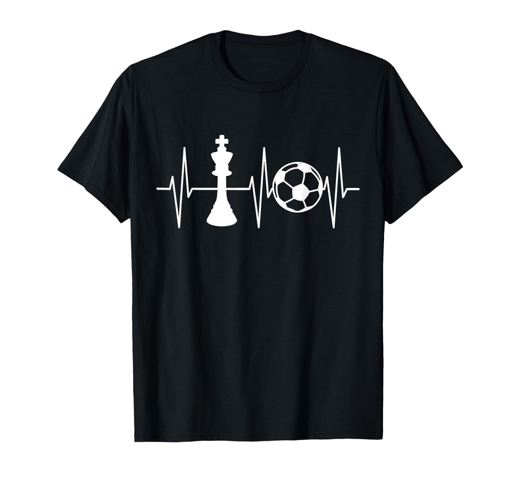 Funny Chess Soccer Player Chess T-Shirt - Fun Novelty Design Men Women