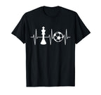 Funny Chess Soccer Player Chess T-Shirt - Fun Novelty Design Men Women