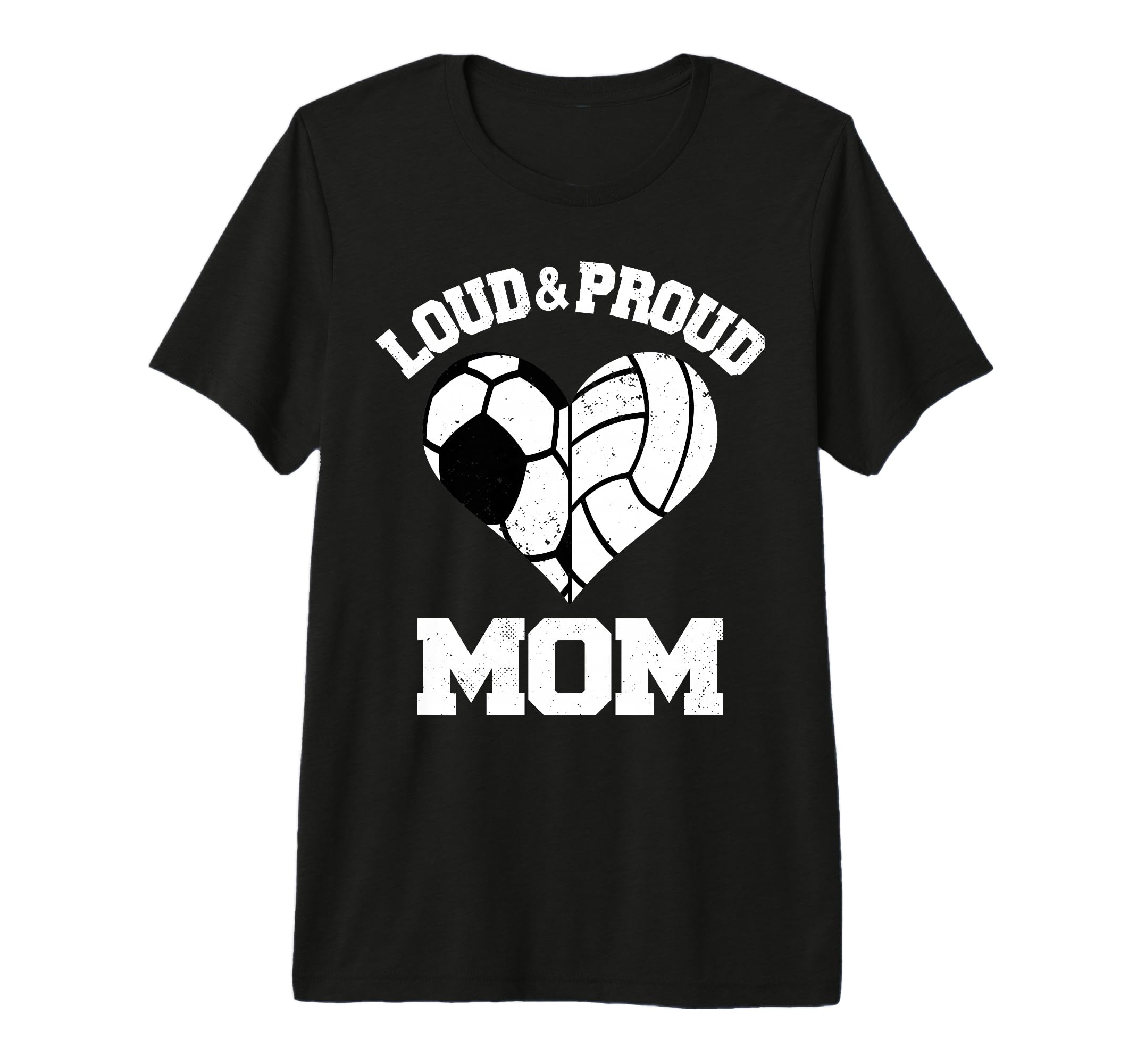 Loud Proud Mom Soccer Volleyball T-Shirt - Aesthetic Graphic Men Women