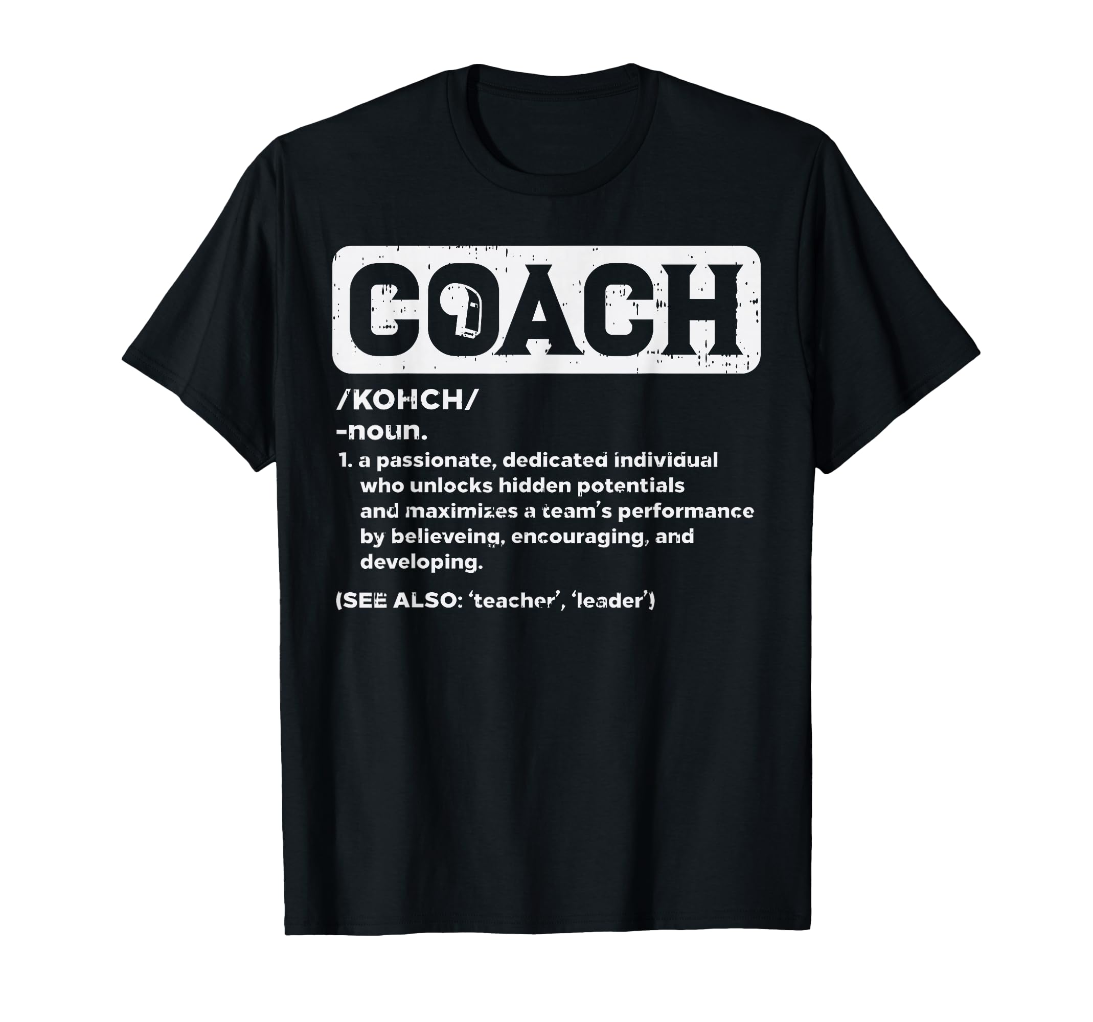 Coach Definition Football Gridiron T-Shirt - Trendy Graphic Men Women