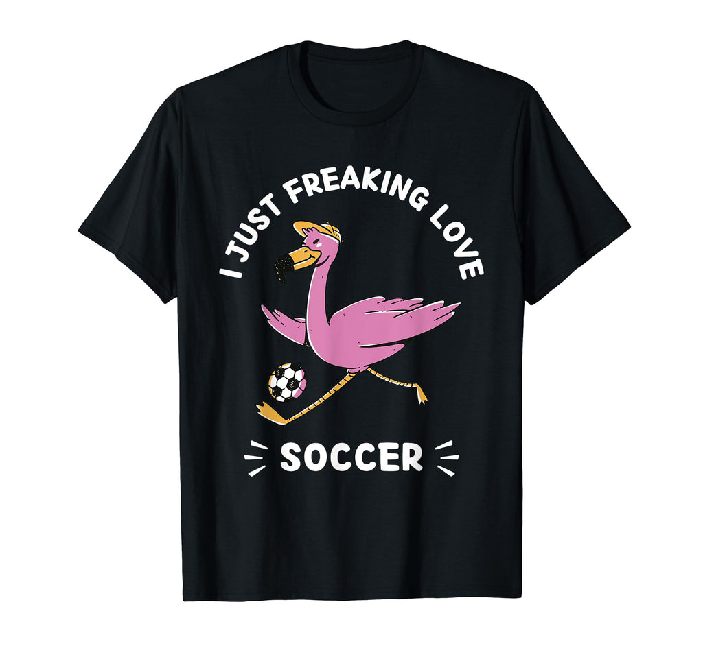 Kawaii Flamingo I Just Freaking Love T-Shirt - Aesthetic Graphic Men Women