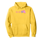 Heartbeat Football Soccer Goalie Soccer Hoodie - Custom Art Print Unisex