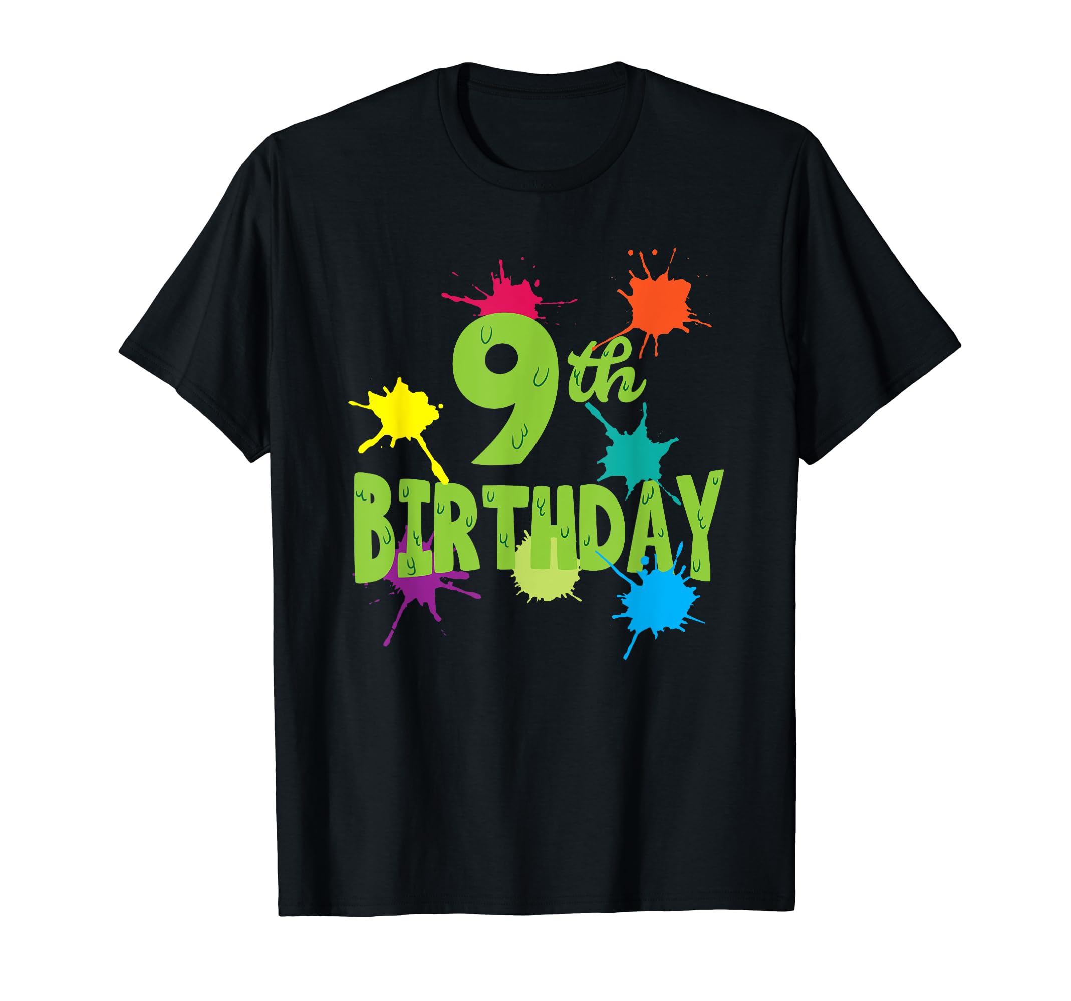 Paintball Funny 9 Years Old 9Th T-Shirt - Fun Novelty Design Men Women