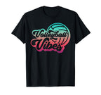 Volleyball Vibes Game Day Volley Lover T-Shirt - Graphic Print Unisex