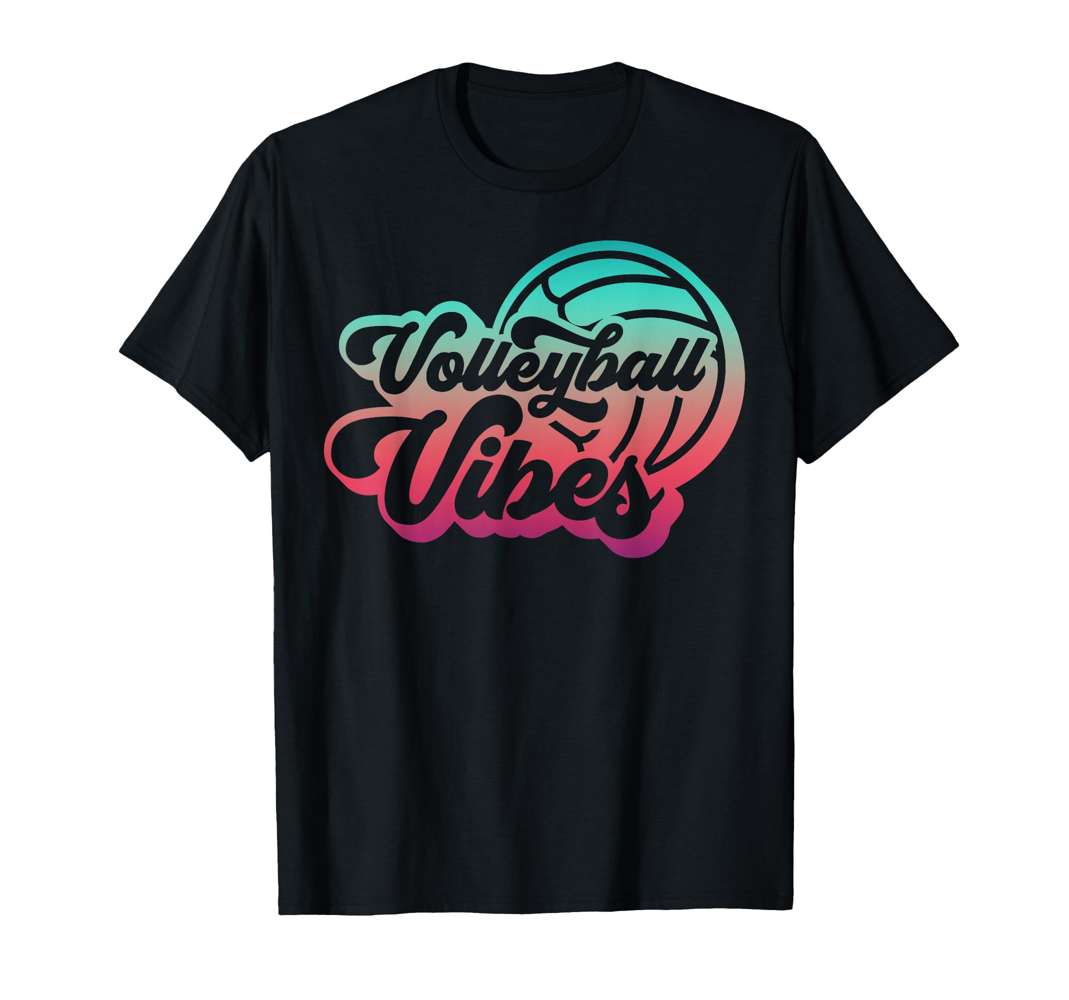 Volleyball Vibes Game Day Volley Lover T-Shirt - Graphic Print Unisex