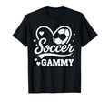Soccer Gammy Heart Love Soccer Player T-Shirt - Graphic Print for Adults