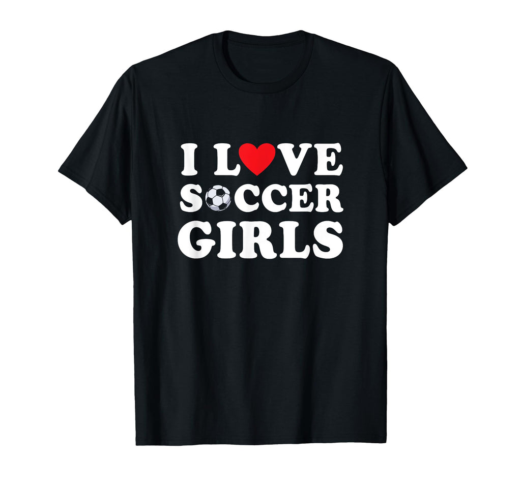 I Love Soccer Gift T-Shirt - Custom Art Print Men Women