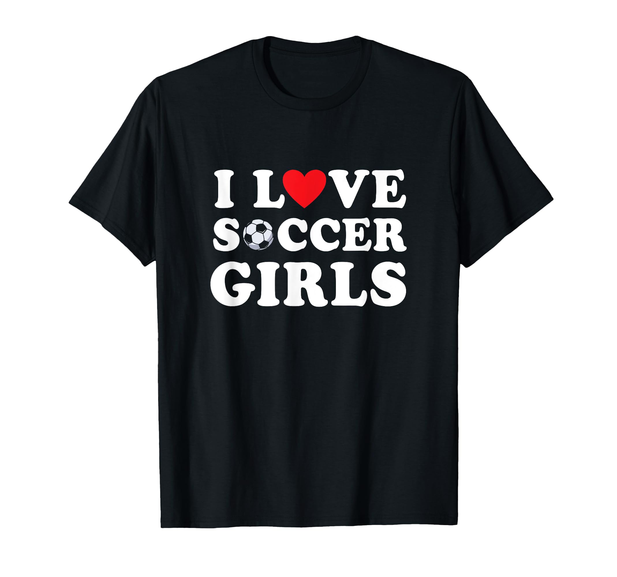 I Love Soccer Gift T-Shirt - Custom Art Print Men Women