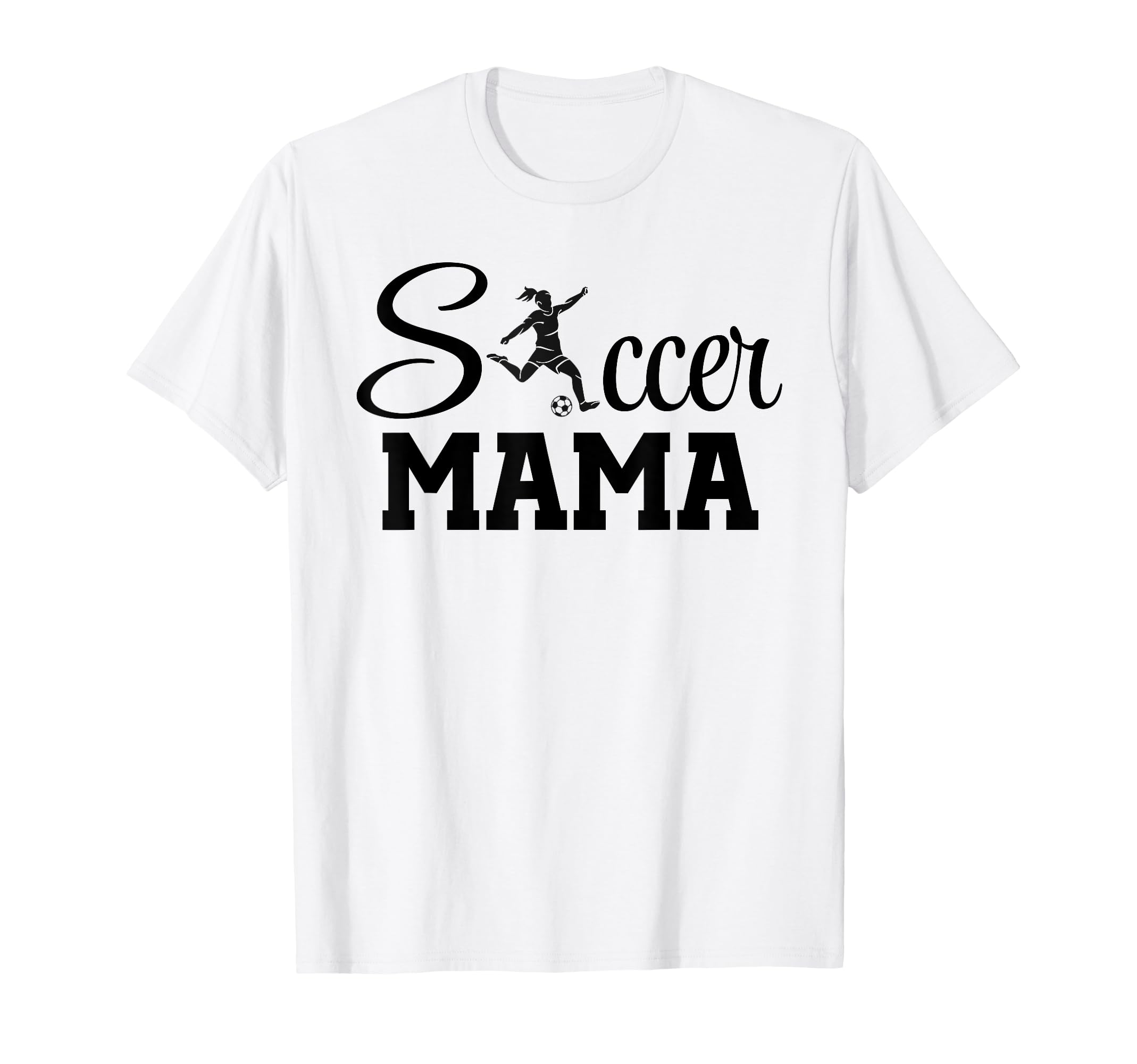 Soccer Mama Player Grandmother Football T-Shirt - Minimalist Print Unisex