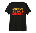 Soccer Player Or Fan I Love Soccer America T-Shirt - Unique Graphic Unisex