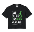 Eat Sleep Soccer Repeat Sport Player Comfort Hoodie - Graphic Print Unisex