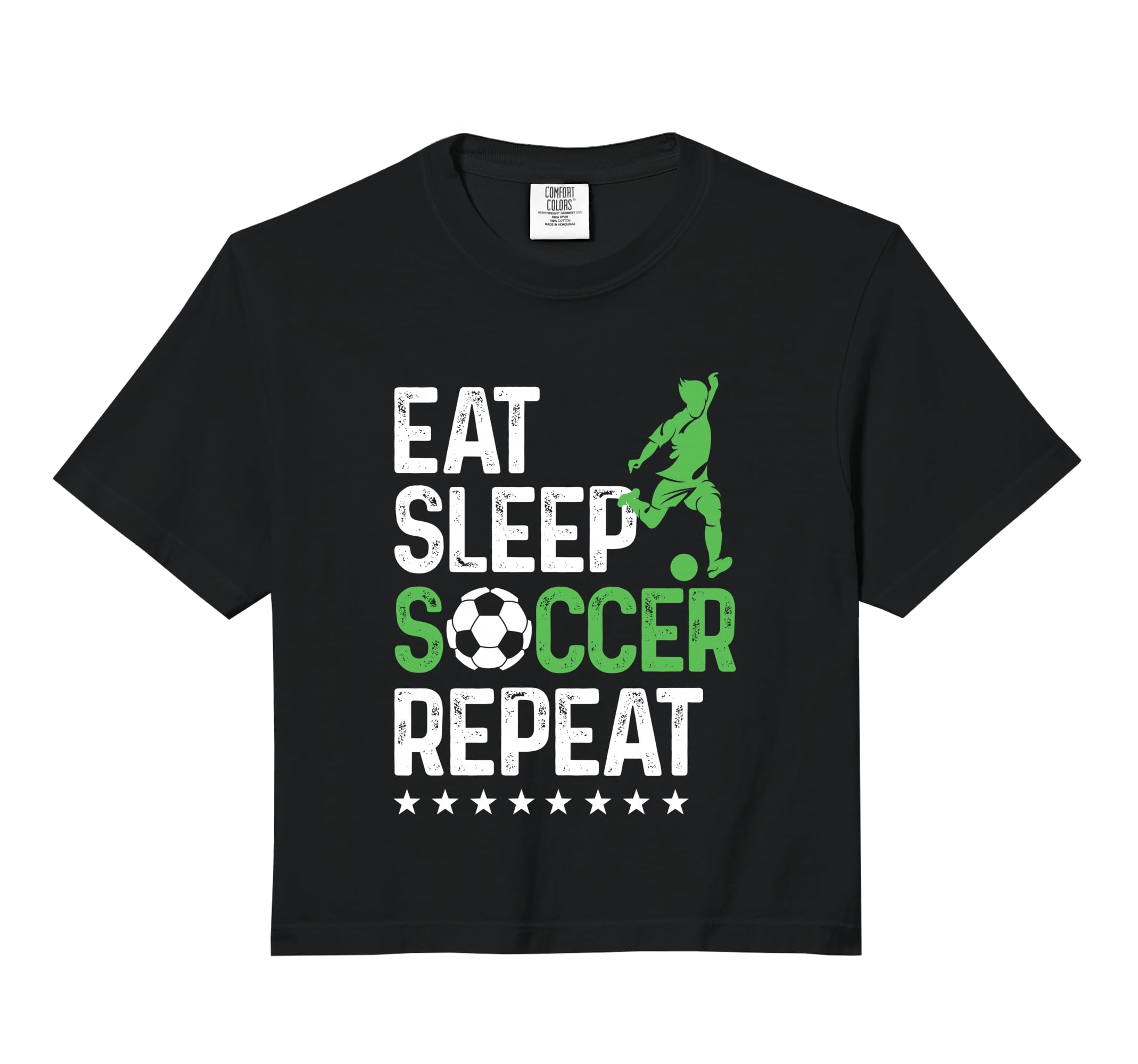 Eat Sleep Soccer Repeat Sport Player Comfort Hoodie - Graphic Print Unisex