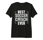 Coaching Soccer Dad Coach Soccer T-Shirt - Casual Everyday Wear for Adults