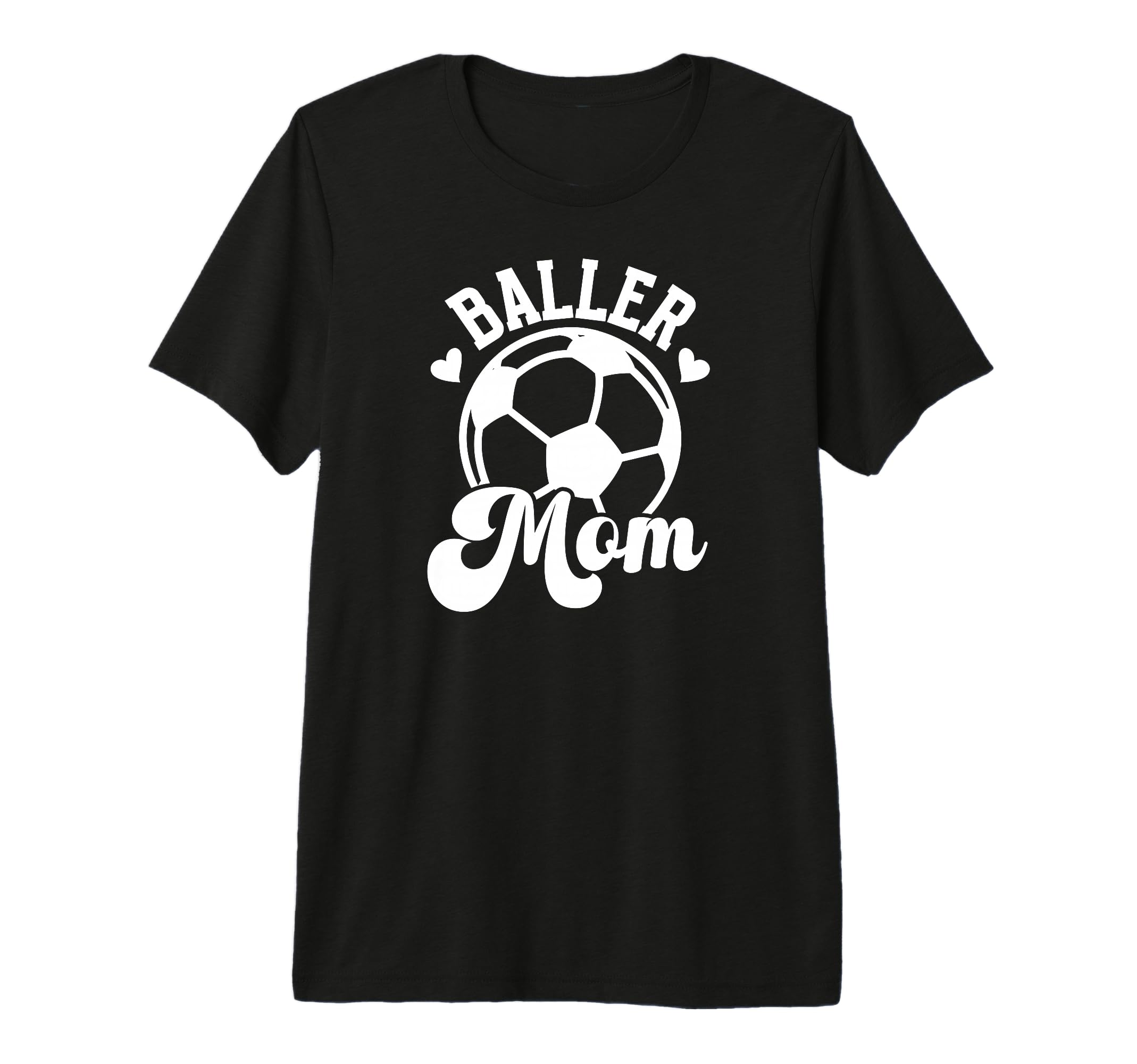 Baller Mom Soccer Mom Soccer Player T-Shirt - Trendy Graphic for Adults