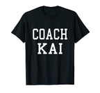 Coach Kai Custom Football Soccer T-Shirt - Minimalist Print Men Women