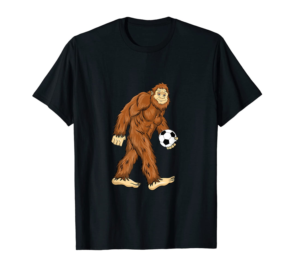 Bigfoot Funny I Believe Loves Soccer T-Shirt - Streetwear Style Unisex