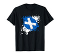 Soccer Ball Flag Scotland T-Shirt - Unique Graphic Unisex