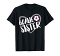 Soccer Goalie Sister Heart T-Shirt - Novelty Apparel Men Women