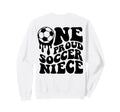 Proud Soccer Niece Soccer Ball Sweatshirt - Streetwear Style Men Women