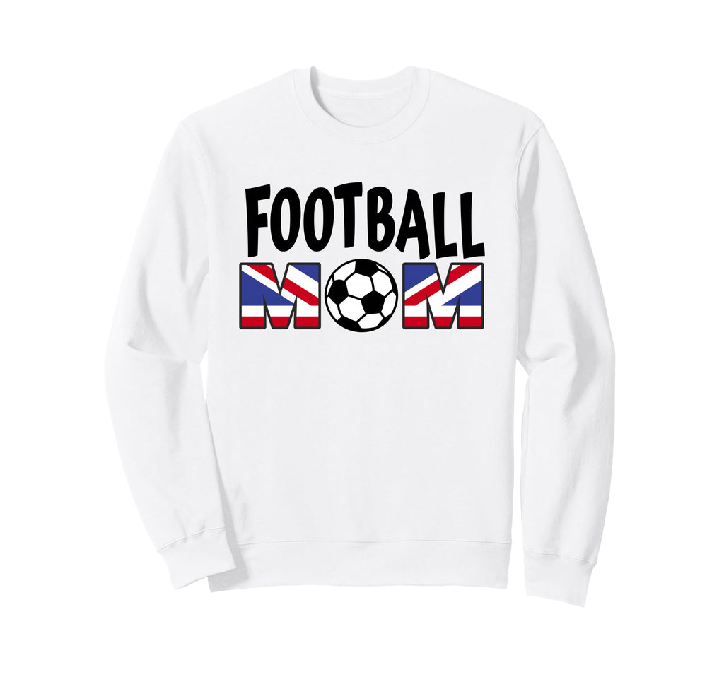 Football Mom Soccer Game Day Sweatshirt - Fun Novelty Design Men Women
