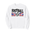 Football Mom Soccer Game Day Sweatshirt - Fun Novelty Design Men Women