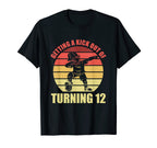 12 Year Old Happy 12Th Birthday T-Shirt - Novelty Apparel for Adults