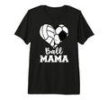 Ball Mama Funny Soccer Volleyball Mama T-Shirt - Novelty Apparel Unisex