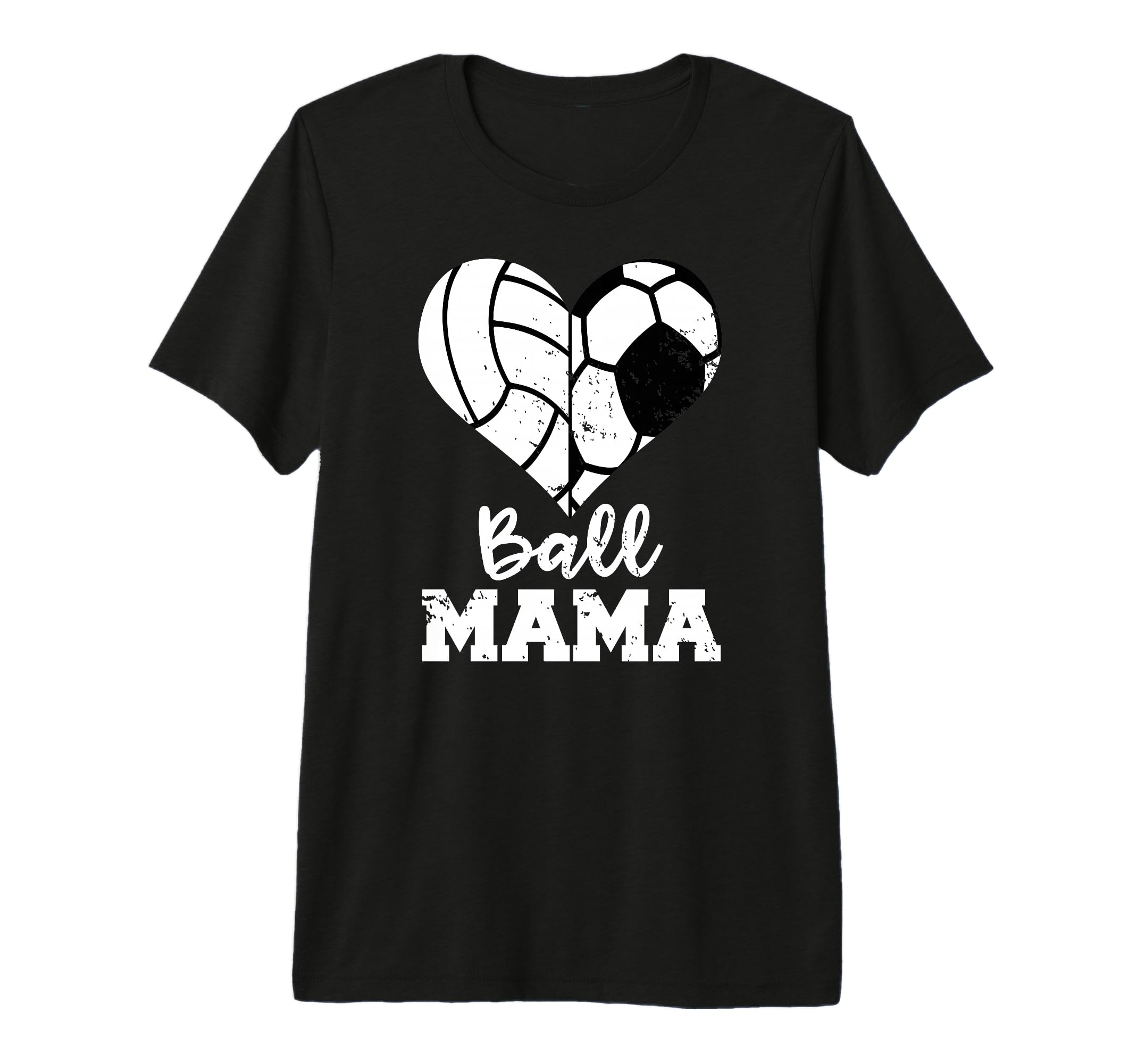 Ball Mama Funny Soccer Volleyball Mama T-Shirt - Novelty Apparel Unisex