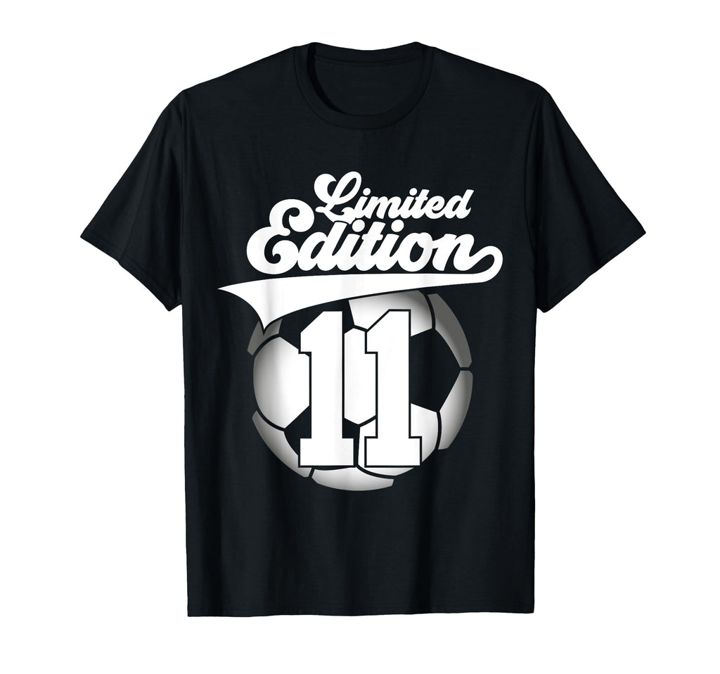 11 Years Football Soccer 11Th Birthday T-Shirt - Fun Novelty Design Unisex