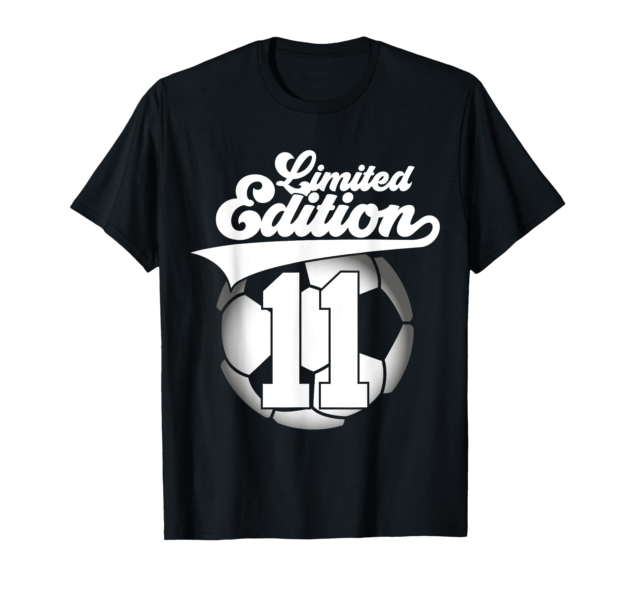 11 Years Football Soccer 11Th Birthday T-Shirt - Fun Novelty Design Unisex