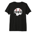Mens Dad Both Soccer Baseball Dad T-Shirt - Unique Graphic Men Women