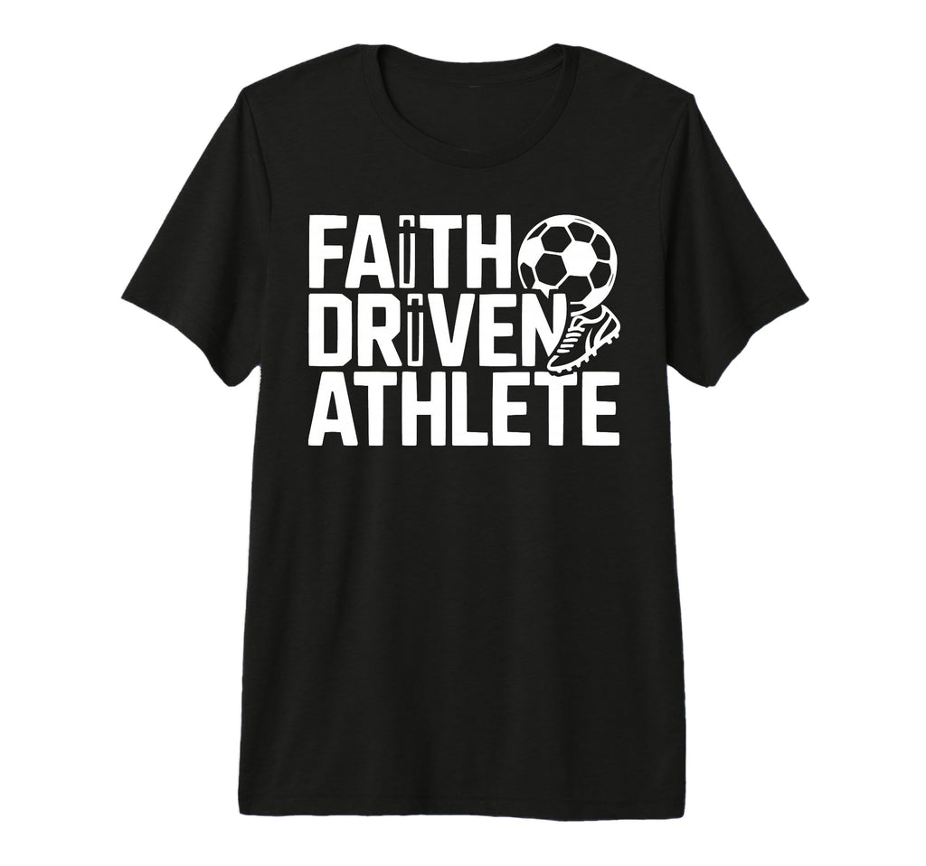 Christian Soccer Player T-Shirt - Casual Everyday Wear for Adults