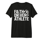 Christian Soccer Player T-Shirt - Casual Everyday Wear for Adults