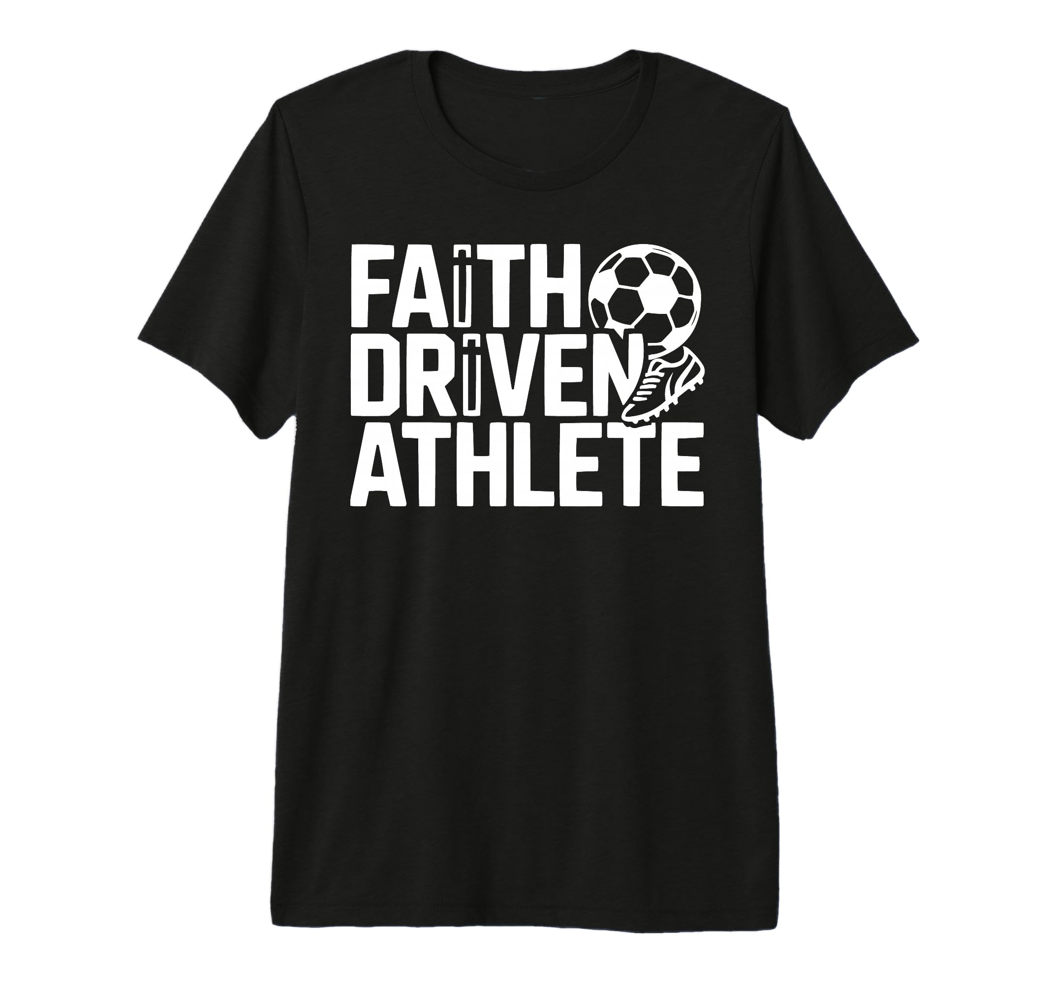 Christian Soccer Player T-Shirt - Casual Everyday Wear for Adults