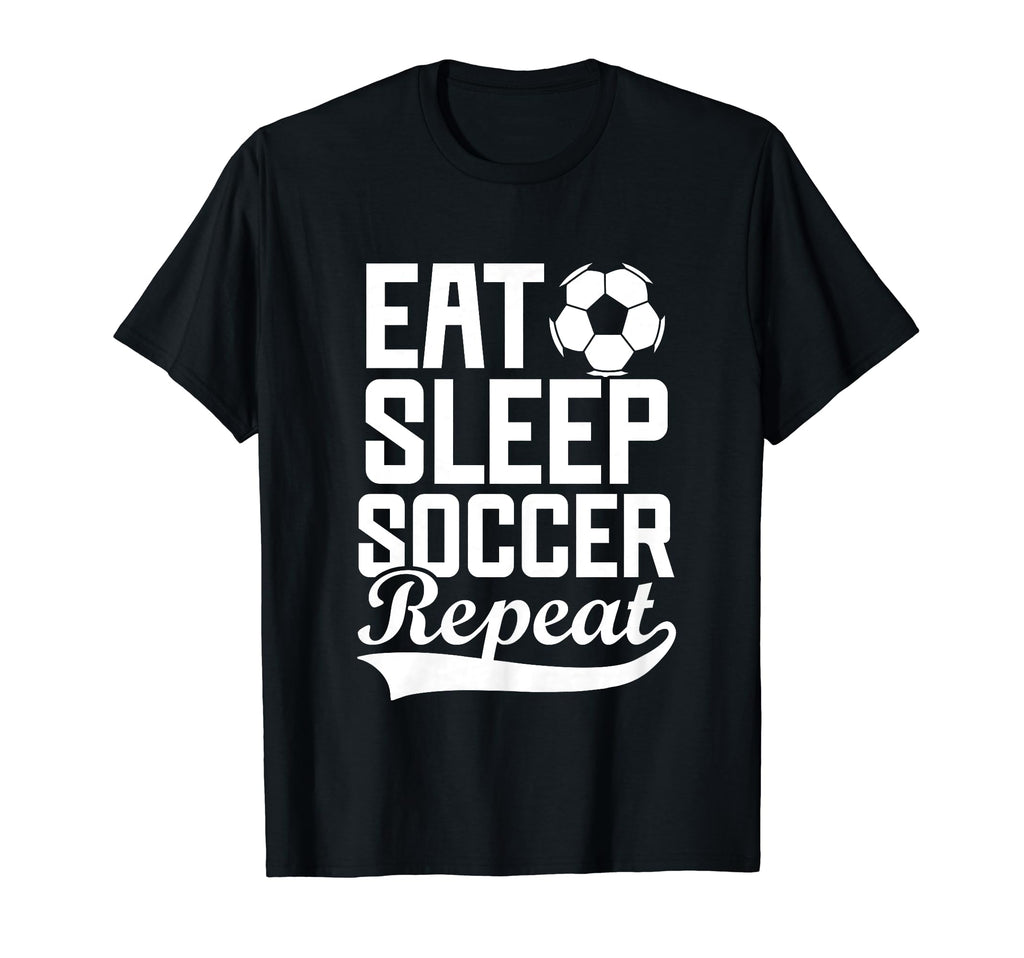 Eat Sleep Soccer Repeat Fantasy T-Shirt - Custom Art Print for Adults