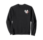 2 Sided Sorry Cant Dance Soccer Sweatshirt - Minimalist Print for Adults