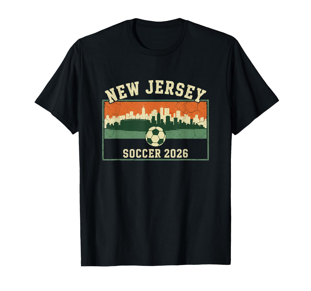 New Jersey Soccer 2026 Jersey T-Shirt - Fun Novelty Design for Adults