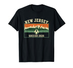 New Jersey Soccer 2026 Jersey T-Shirt - Fun Novelty Design for Adults