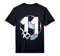 11Th Birthday Soccer Player Football T-Shirt - Custom Art Print Men Women