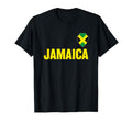Jamaica Football Jamaica Soccer T-Shirt - Minimalist Print for Adults