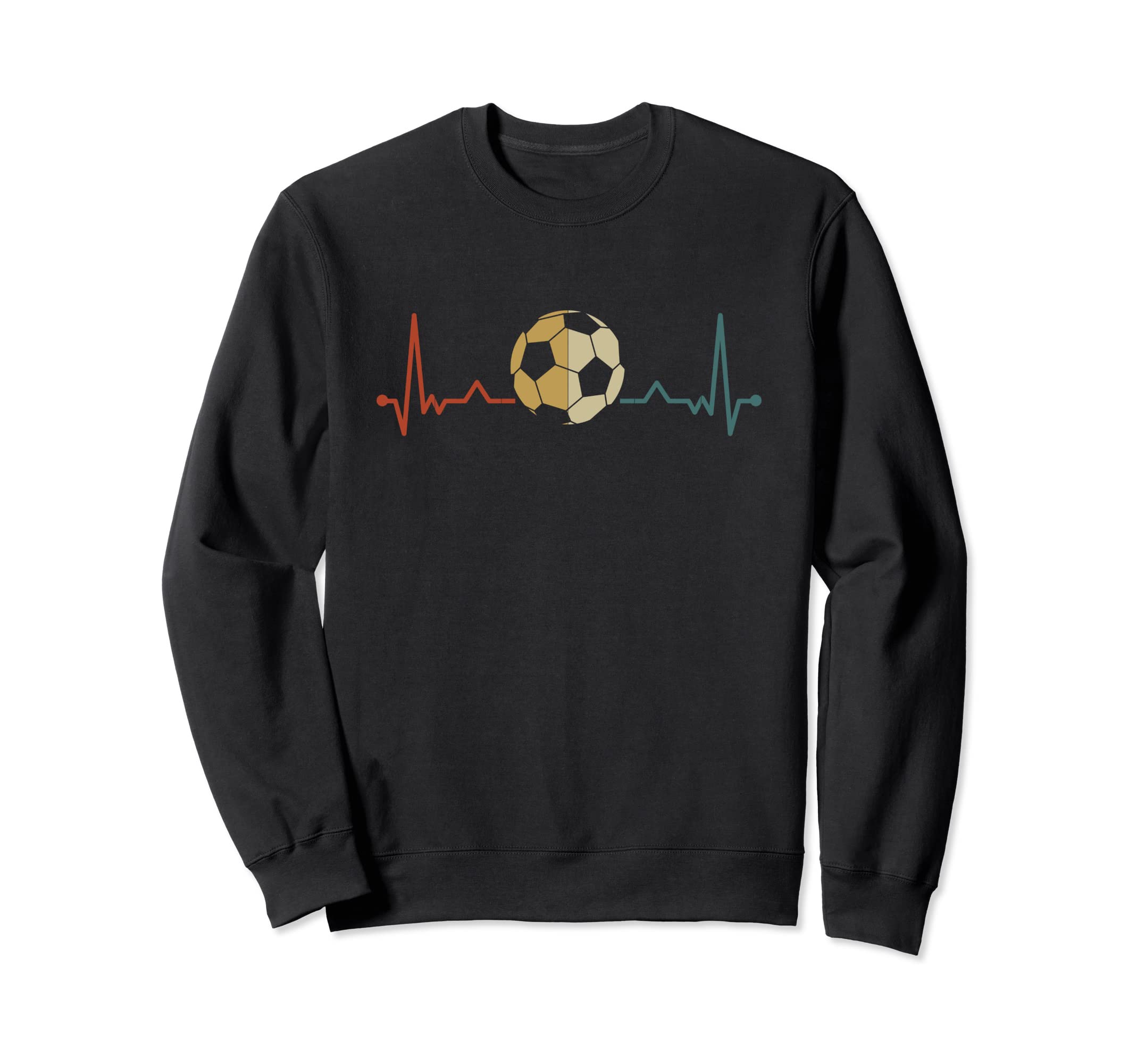 Soccer Heartbeat Soccer Player Sweatshirt - Graphic Print Men Women