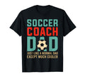 Soccer Coach Dad Fathers Day T-Shirt - Aesthetic Graphic Unisex