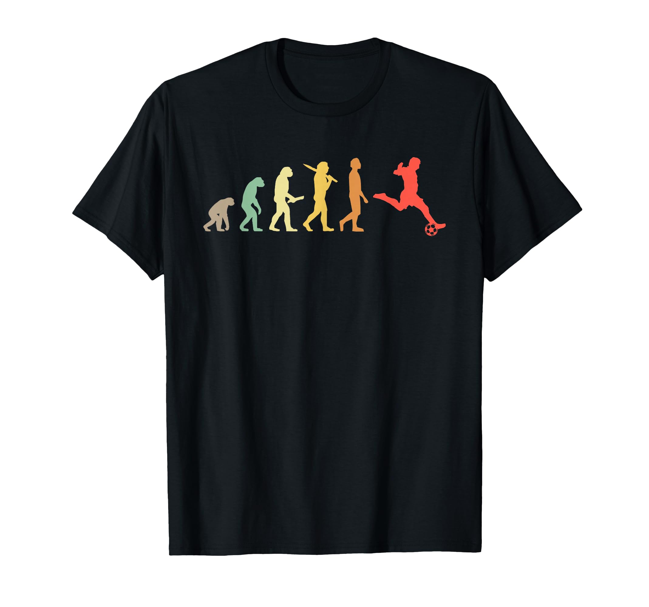 Soccer Evolution Soccer Player T-Shirt - Casual Everyday Wear Unisex