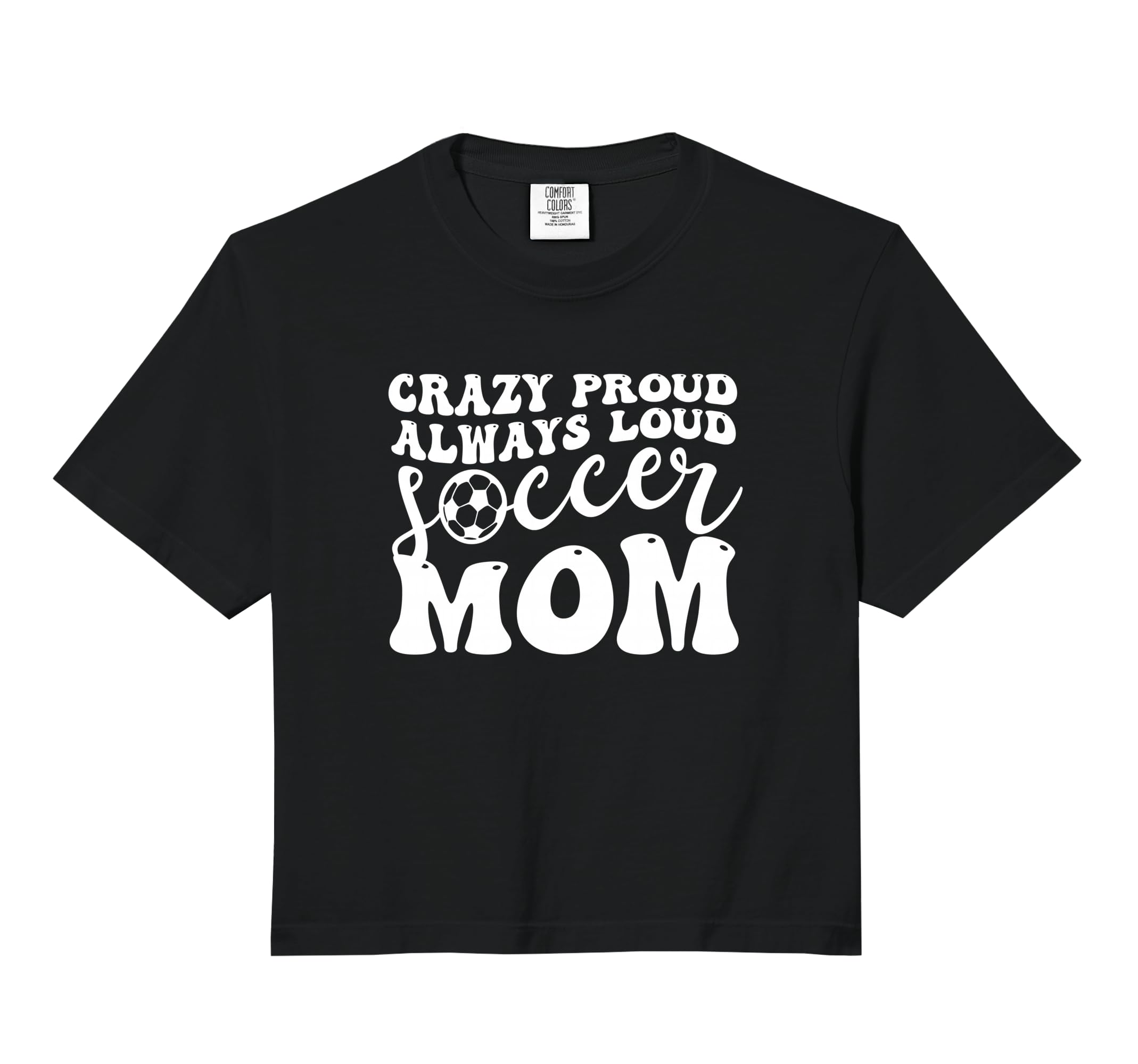 Crazy Proud Soccer Mom Football Sweatshirt - Streetwear Style for Adults