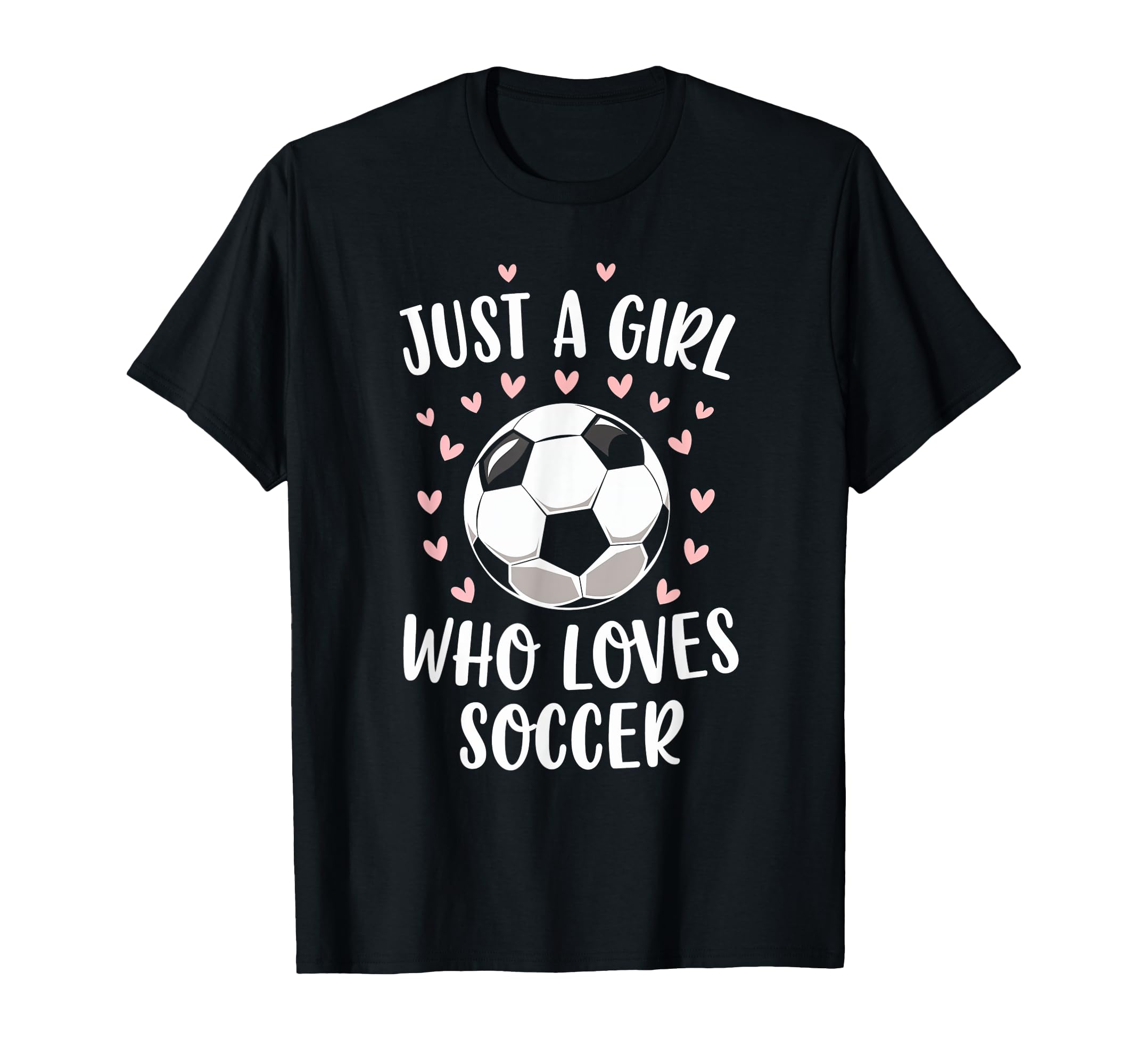 Just Who Loves Soccer Soccer Player T-Shirt - Minimalist Print Men Women