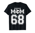 Number 68 Custom Proud Soccer Futbol T-Shirt - Custom Art Print Men Women