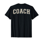 Coach Sports Trainer Ivory And White T-Shirt - Novelty Apparel for Adults