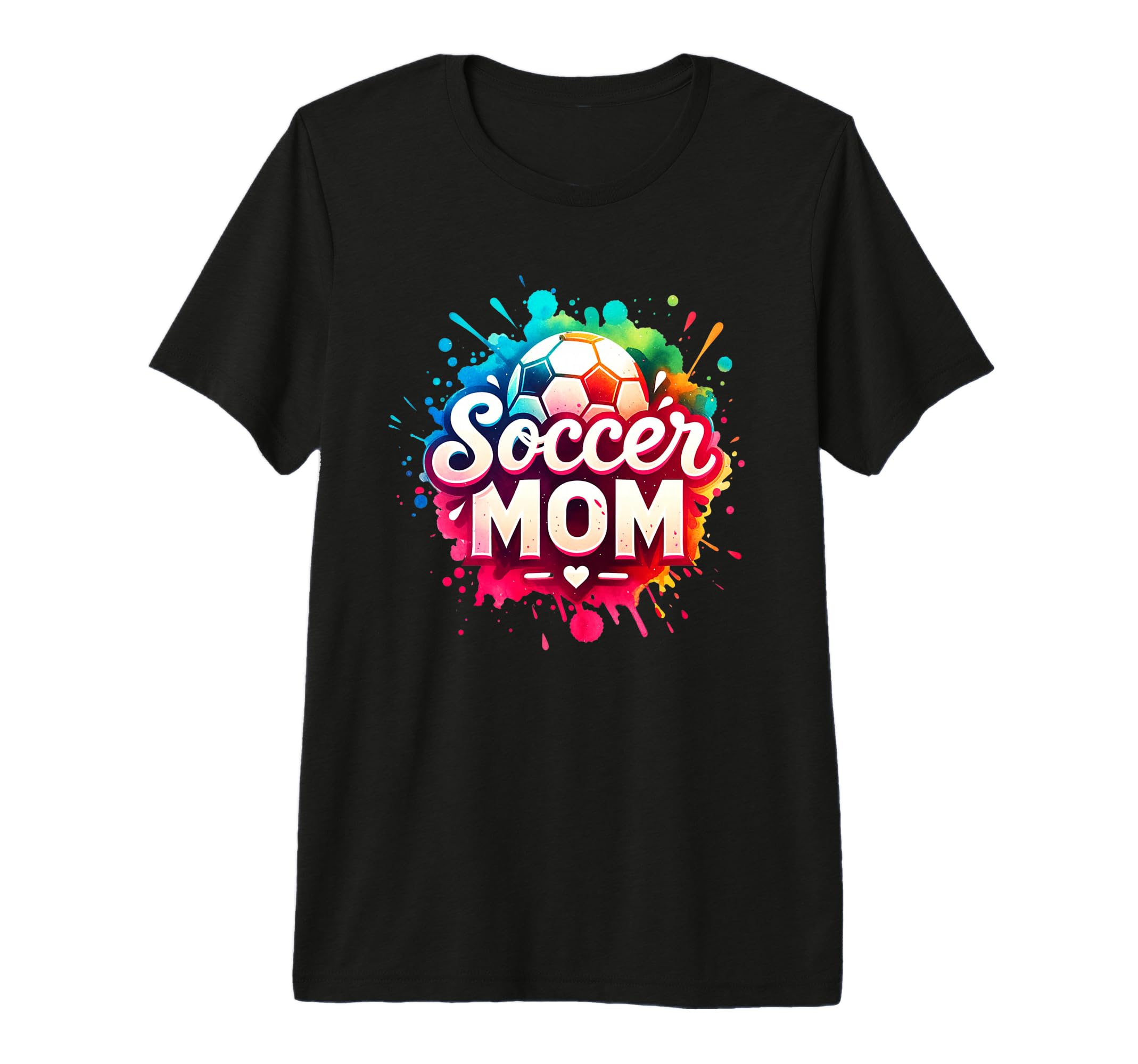 Soccer Mom Mama Mother Soccer Player T-Shirt - Graphic Print for Adults