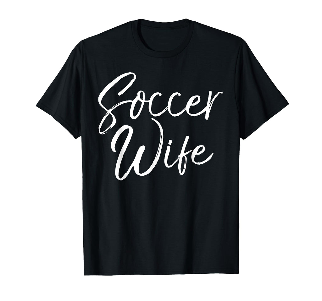 Soccer Wife Coachs Wife Relationship T-Shirt - Minimalist Print Men Women