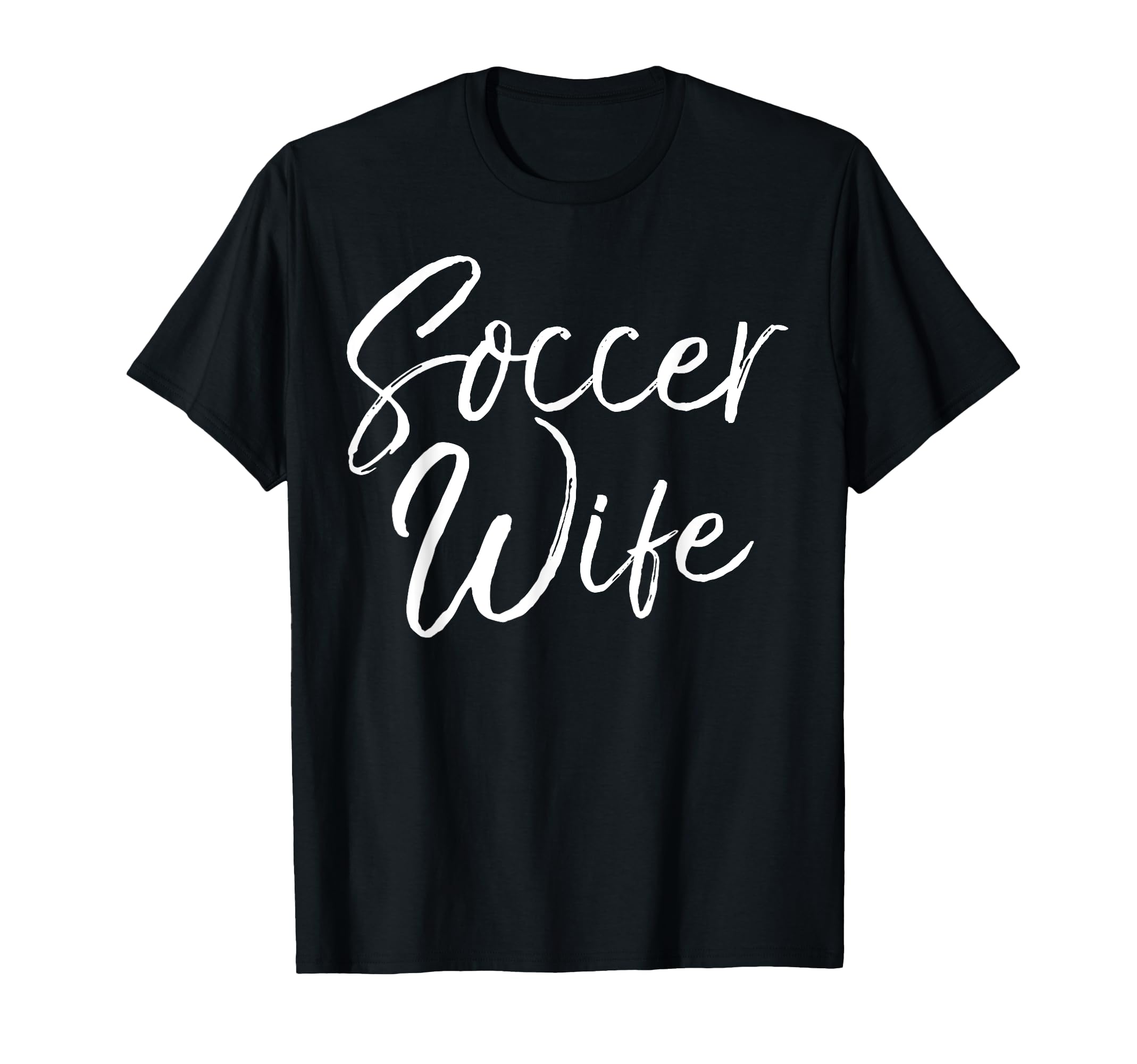 Soccer Wife Coachs Wife Relationship T-Shirt - Minimalist Print Men Women